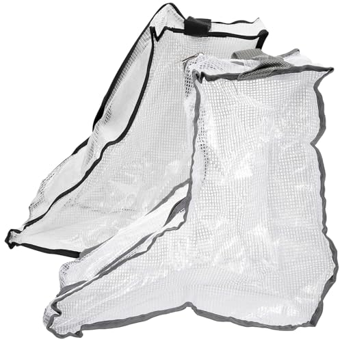 COMPUKAS Bolsas para Botas de Viaje 2 Piezas Bolsa para Zapatos Transparente Resistente al Agua Portátil para Almacenamiento y Protección en Viajes y Hogar