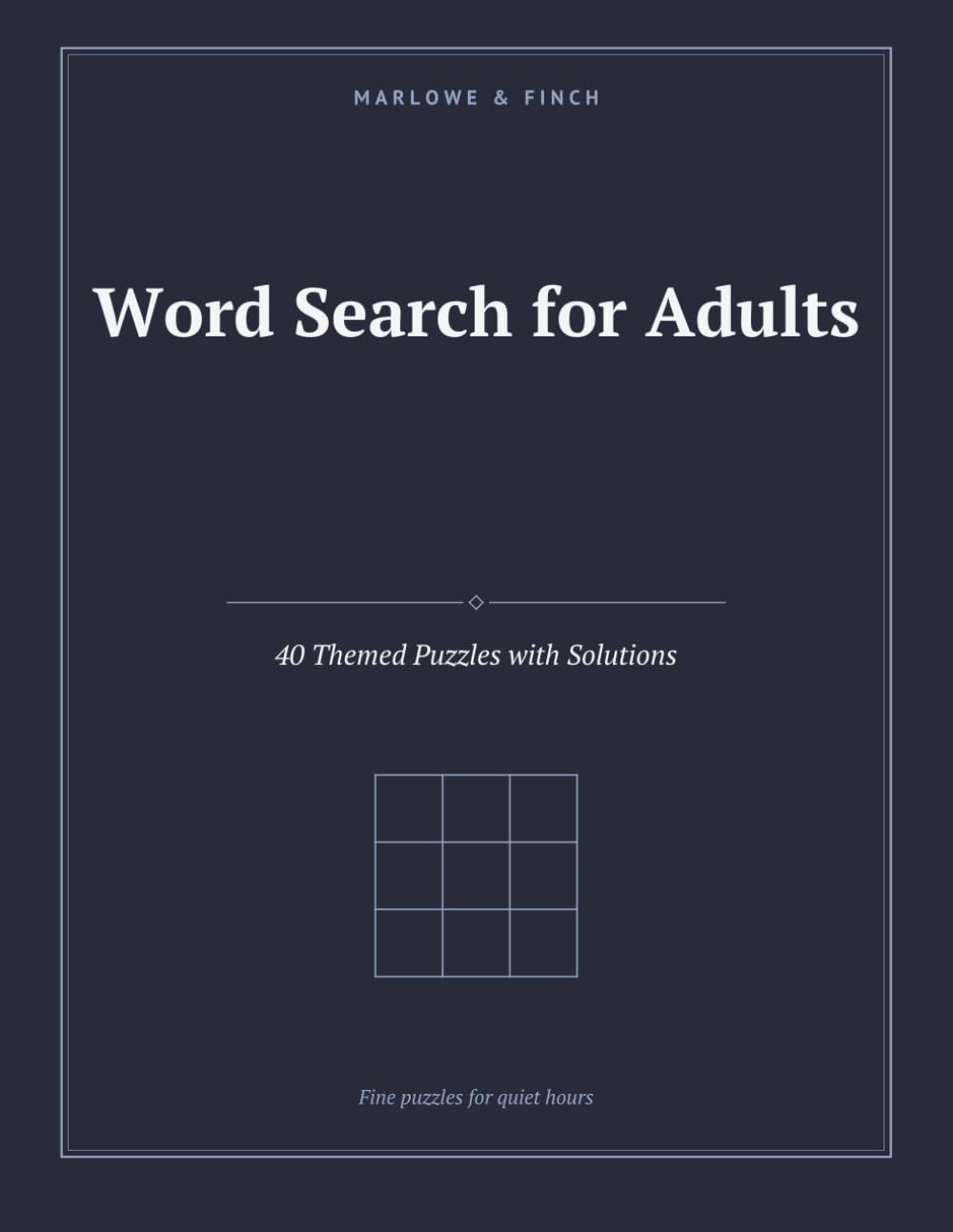 Word Search for Adults: 40 Themed Puzzles with Solutions
