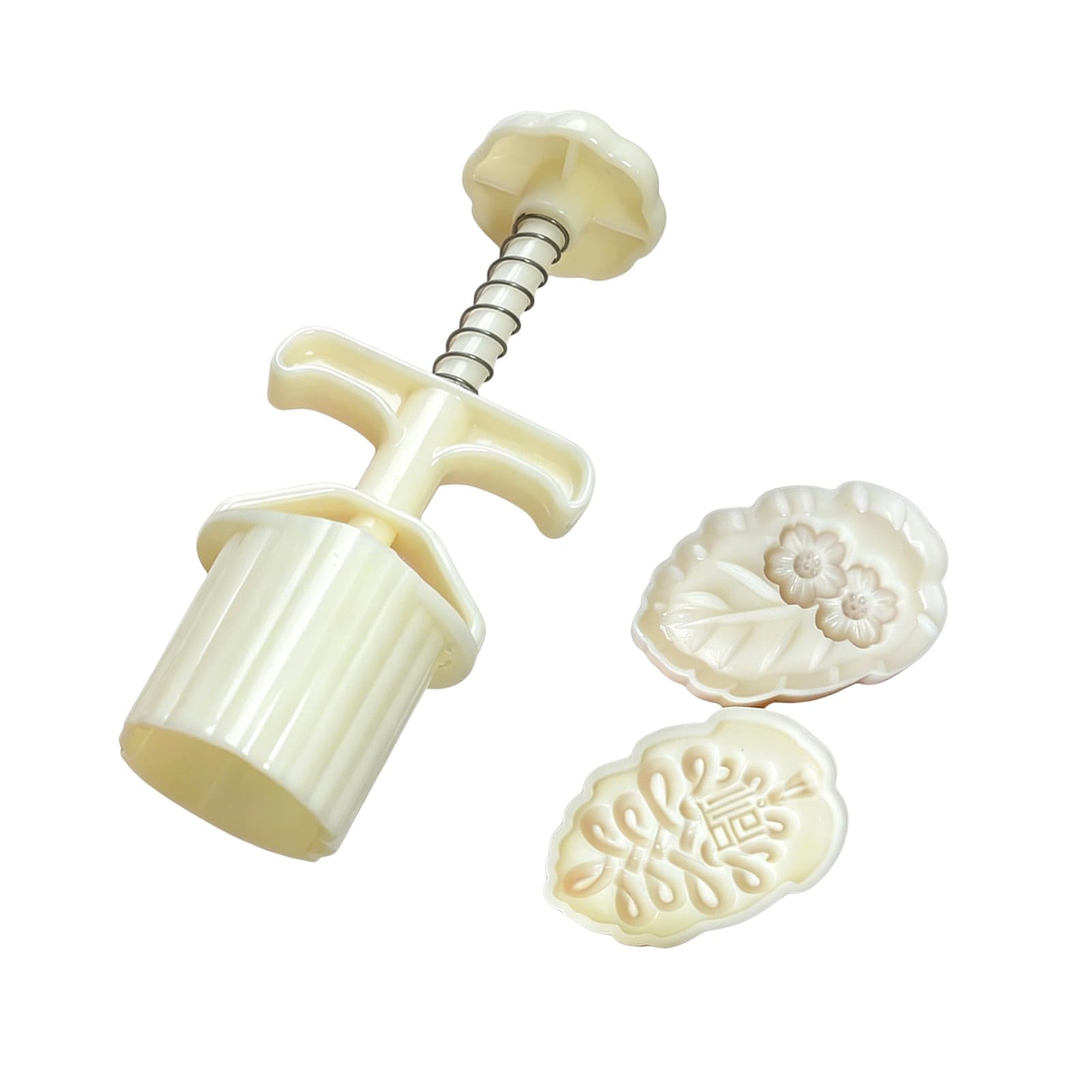 TFAOYS Pastries Cookie Stamp Hand Pressed Moons Cake Mold Bean Pastes Cake Bakewares Dessert for Cooking Lover Beginner Friendly Kitchenwares