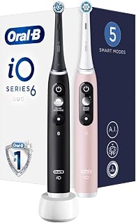 Electric toothbrush iO6 Series Duo Pack Black/Pink Sand Extra Handle 2 pz