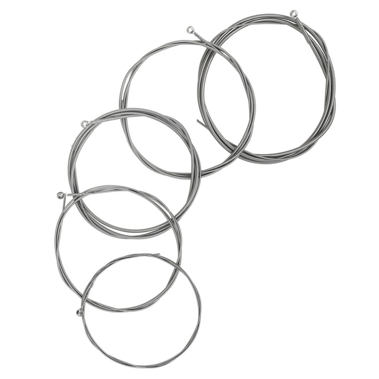 Toddmomy 5pcs String High Carbon Alloy Electric Bass Strings Durable Replacement Accessories for Musicians Sound for Beginners and Professionals