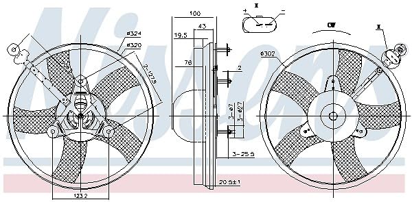 NISSENS Ventola, Raffreddamento motore 85759 | Compatibile con: SEAT CORDOBA, IBIZA III, IBIZA IV, IBIZA IV SC, IBIZA IV ST, TOLEDO IV, SKODA FABIA I, FABIA I Combi