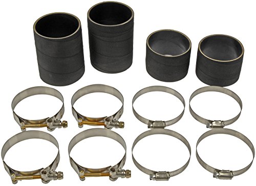 Low Power/Low Boost Performance - 2004-2005 Ford with 6.0L Diesel Engine 3 Dorman 904-220 Intercooler Boot Kit Compatible with Select Ford Models