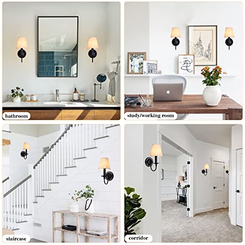 Lasenchoo Black Wall Sconces Set Of Two thumb #4