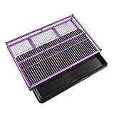 Inodoro para perros Inodoro para perros de interior / exterior Orinal para mascotas con bandeja de plástico Fácil de limpiar 3 tamaños para diferentes razas se pueden usar en el baño Balcón del apar