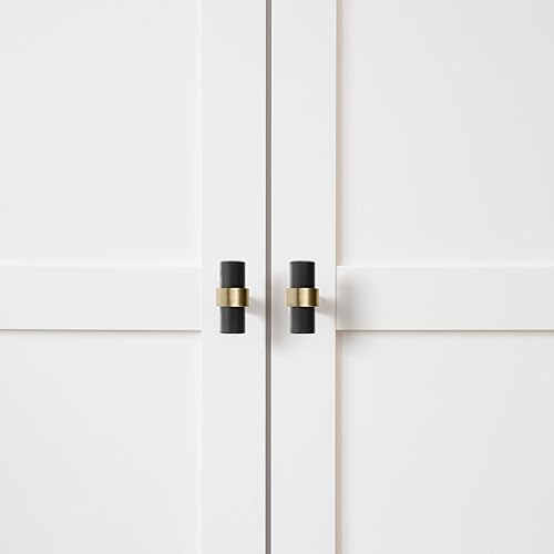 Vista 157 de Design House 189647 - Tiradores sólidos para gabinete, paquete de 10, tiradores de cajón de centro a centro, manijas de cocina modernas, acero Acero