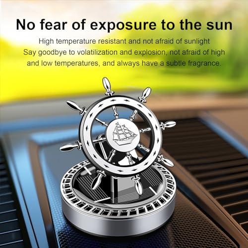 Difusor de Aroma Solar, Ambientador giratório Sun Power com baixo ruído, Acessórios interiores de ve
