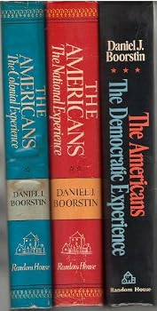 Hardcover The Americans 3 volume set: The Colonial Experience, The National Experience, the Democratic Experience Book