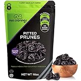 Sun Dried Prunes, Pitted Plums, No Sugar Added (16oz - 1 LB) Packed Fresh in Resealable Bag - Sweet Dehydrated Fruit Treat, Trail Mix Snack - Healthy Food, All Natural, Vegan, Kosher Certified