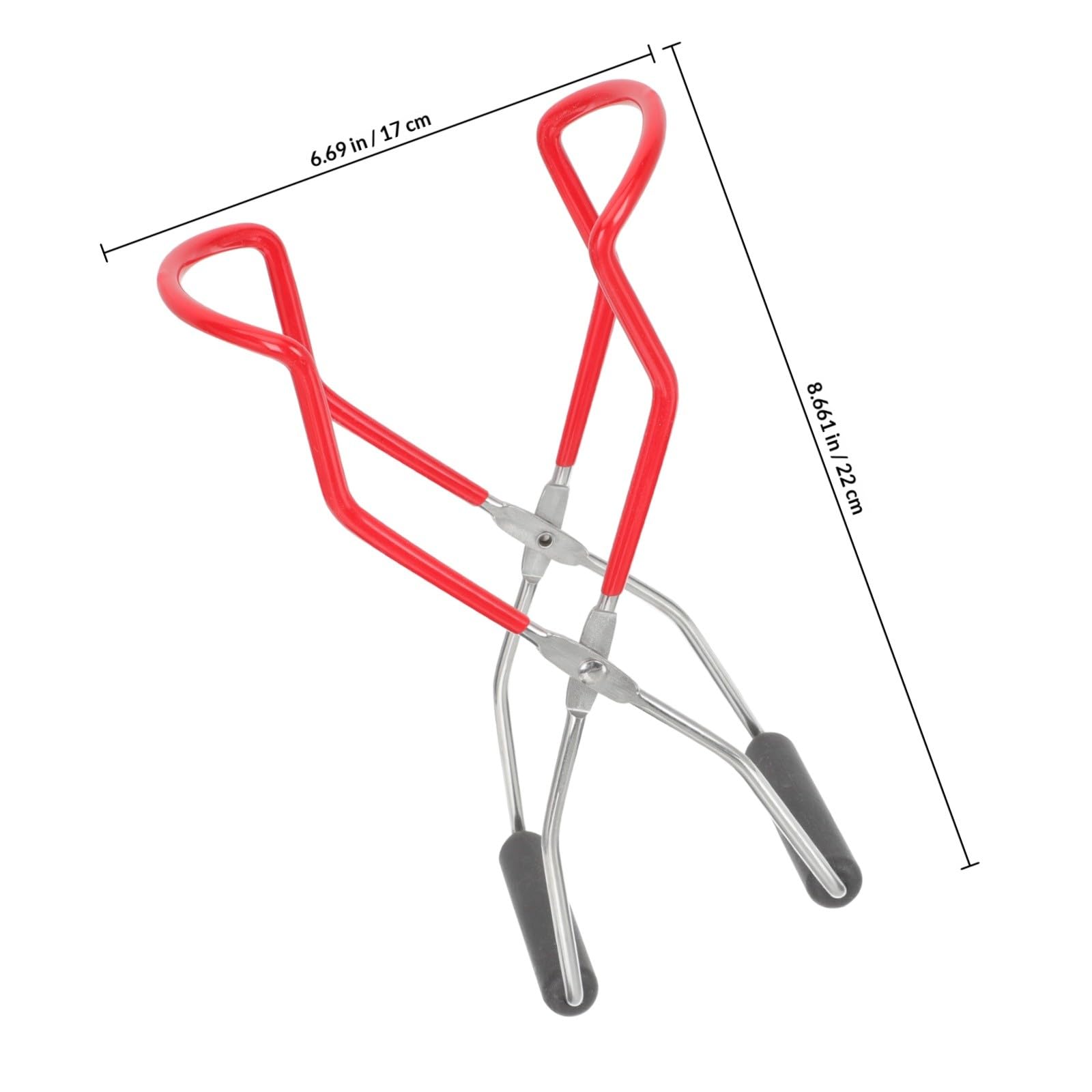 HEMOTON Set Ustensiles Cuisine pour Confiture 7 Pièces en Acier Inoxydable Rouge Accessoires Résistants à l'usure pour Conserver Les Aliments Frais Cuisine