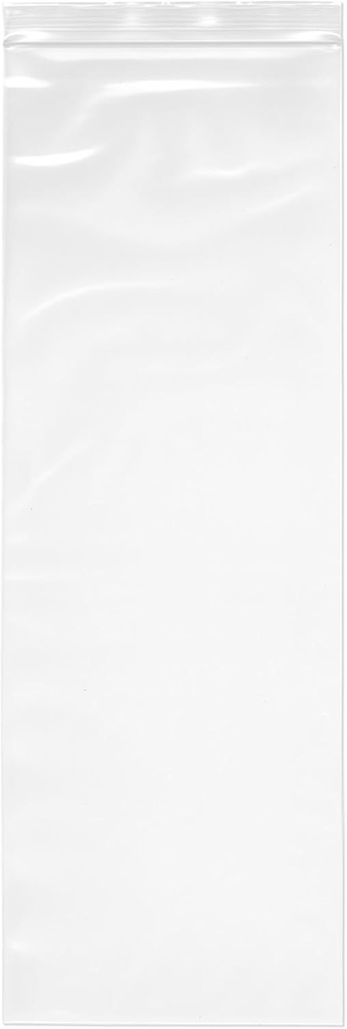 Plymor 6 x 18 (Case of 1,000), 4 Mil Heavy Duty Zipper Reclosable Plastic Bags