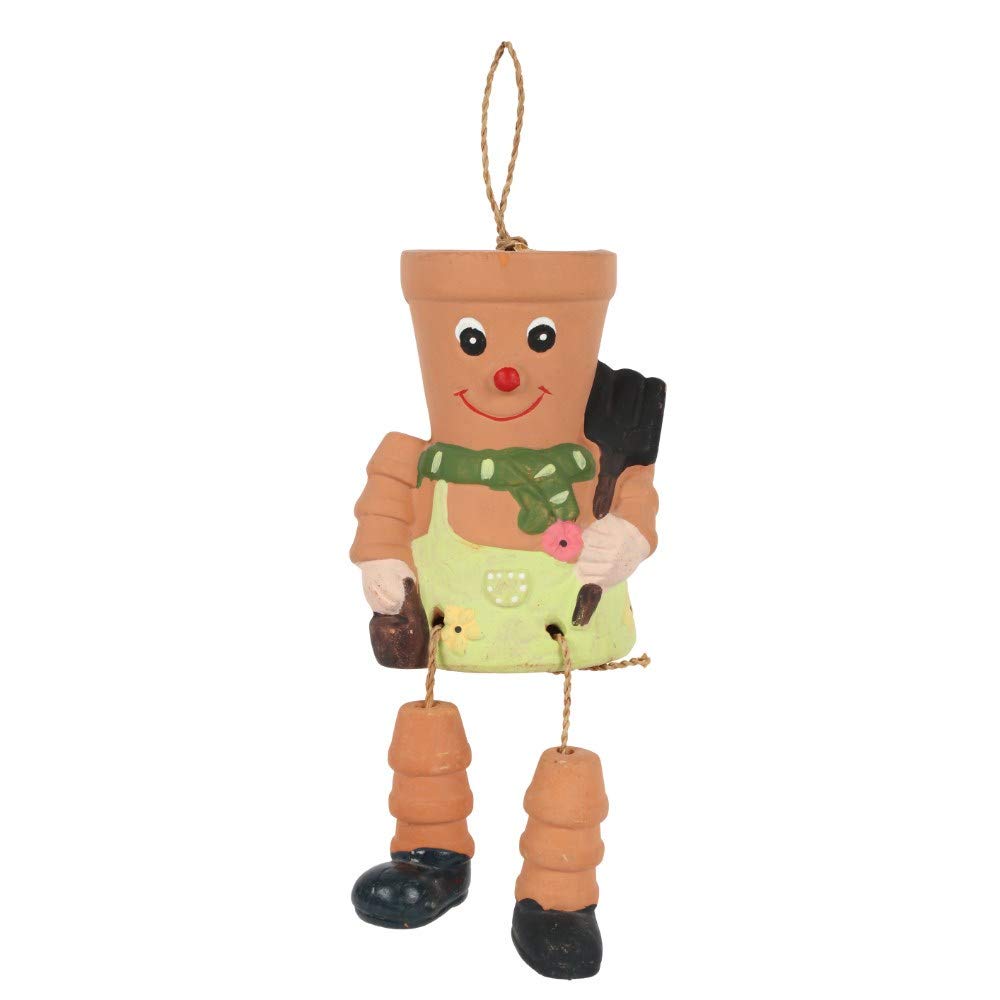 Something Different GR_19027 Pot Man en Terre Cuite 285 g Multicolore