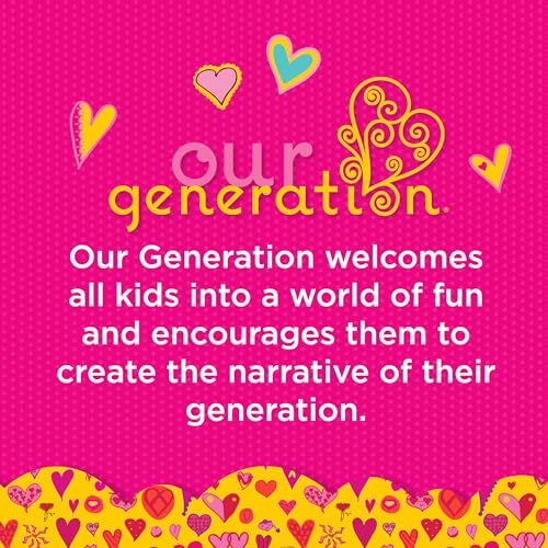 Our Generation – Malia – 46 cm-Puppe & Haustier – Braune Augen & brünettes Haar – Pudel Plüschtier – Vorgetäuschtes Spiel – Spielzeug für Kinder ab 3 Jahren