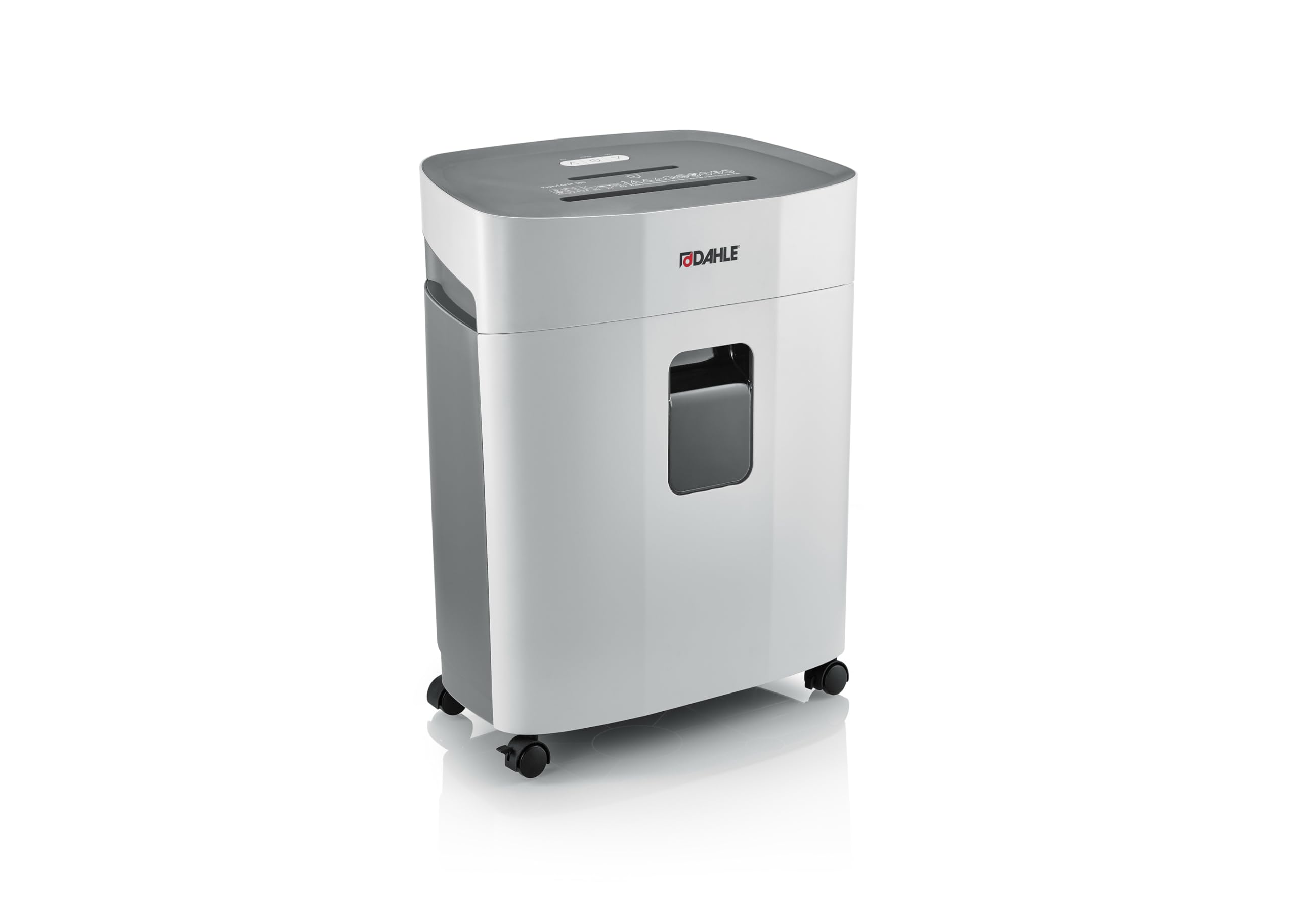 Dahle PaperSAFE PS 380 niszczarka dokumentów (15 arkuszy, poziom bezpieczeństwa P4, cięcie cząstek, nie zawiera oleju i konserwacji, 25 litrów) szara