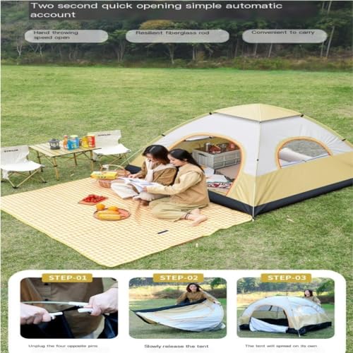 Carpa portátil automática liviana para camping y playa miniatura 7