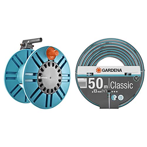 Gardena Classic Wand-Schlauchtrommel 60 mit Schlauchführungsrolle &...