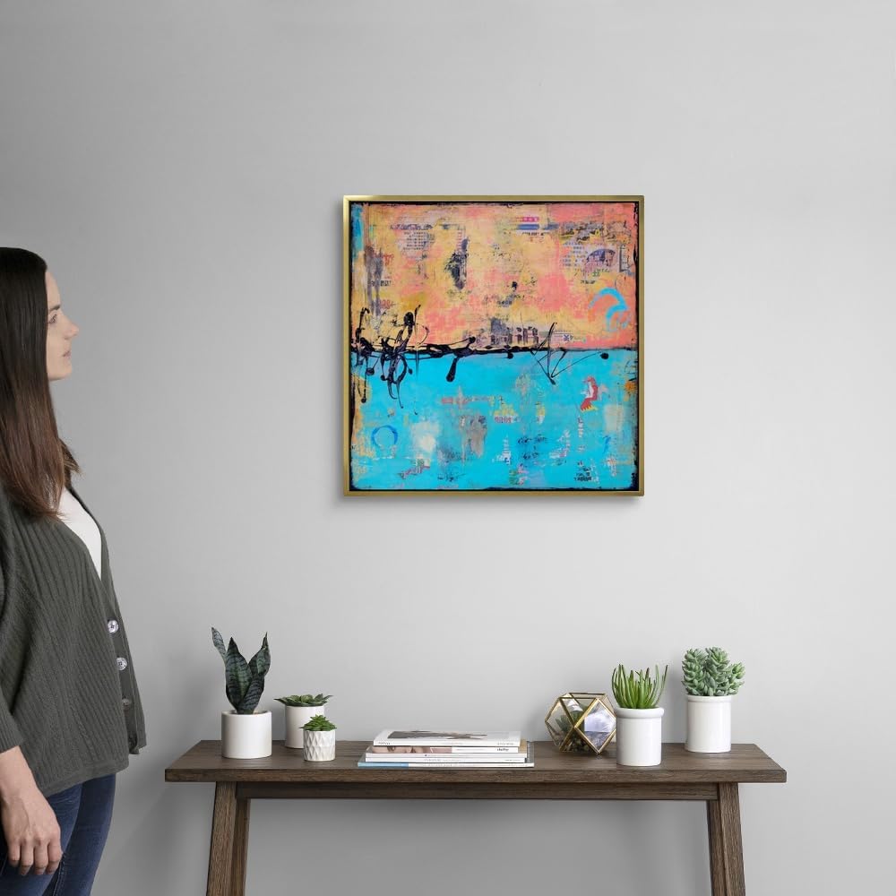 CANVAS ON DEMAND Back Street Alley Canvas Wall Art Print by Erin Ashley, Contemporary, Abstract, Home Decor, Modern Abstract, Nature Artwork, 20" x20in