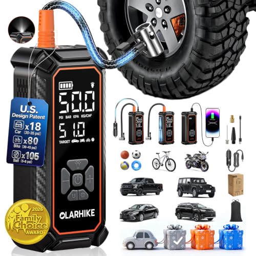 OlarHike Tire Inflator Portable Air Compressor,Dual...