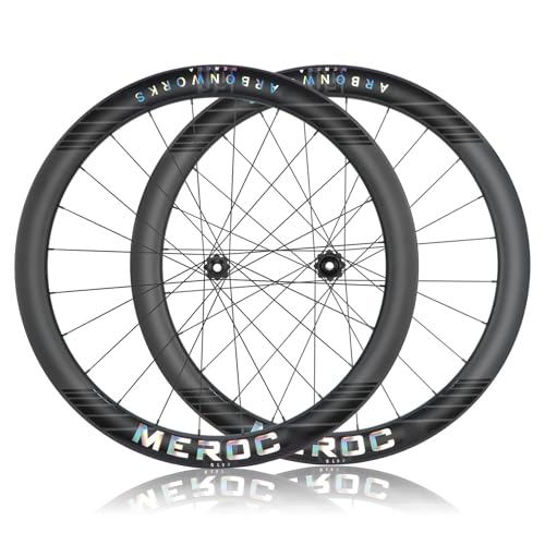 カーボン ロード 自転車 ホイール 700c 50mm ロードバイク ホイー センターロック ディスクブレーキ 24H ハブ スルーアクスル 100mm/142mm 8/9/10/11/12スピードカセット用