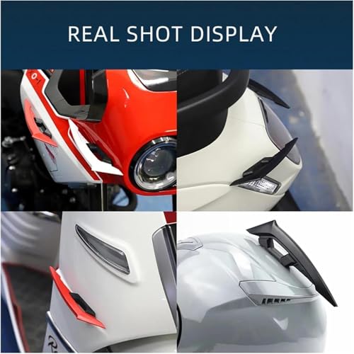 Image of Vagary Side Helmet Spoiler Aerodynamic Wing Dynamic Accessories, Punks, Wings (Sky Blue)