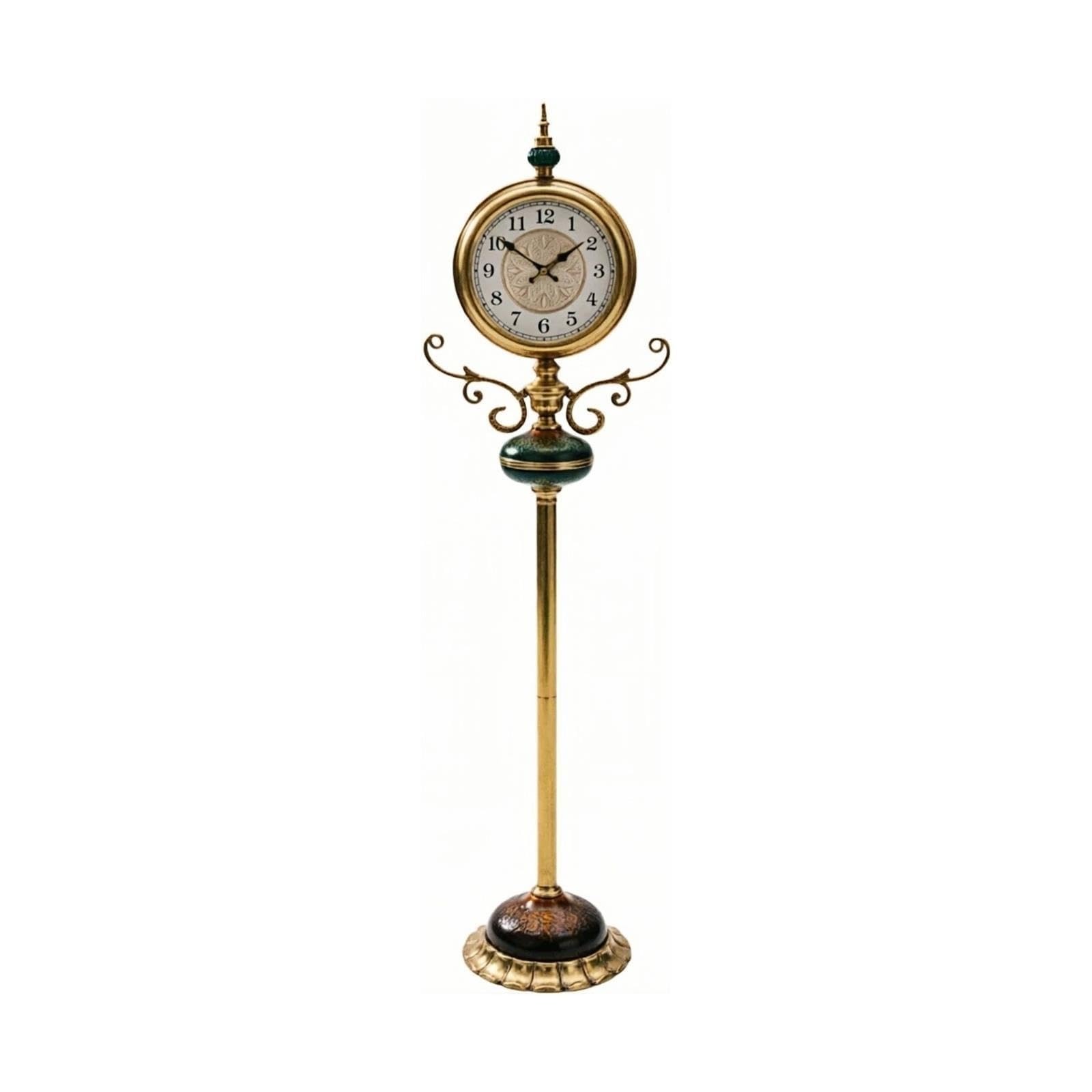Reloj de Abuelo Reloj De Pie De Metal Número Romano Europeo