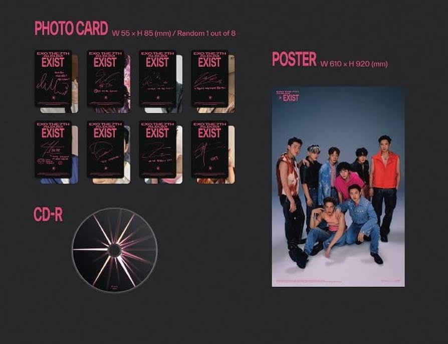 その他 XNET EXO Full set Amazon.co.jp: [ 3バージョンセット ] EXO - 7TH ALBUM [ EXIST