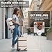 Coolife Luggage Set Suitcase Carry On Luggage PC Hardshell Luggage TSA Lock Spinner Wheels Telescopic Handle