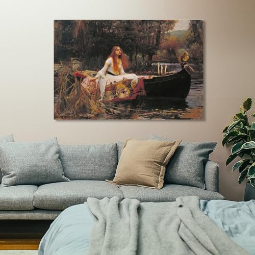 Toile de Shalott Waterhouse pour transformer un mur vide en galerie d'art