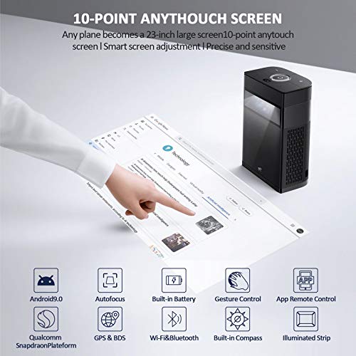 Image of Puppy Hachi Infinite M1-Infinite Magic Box, All-in-One Immersive Smart Home Ecosystem, Projector for Home, Office & Kids Entertainment, Android Mini Portable HD Touch Projector