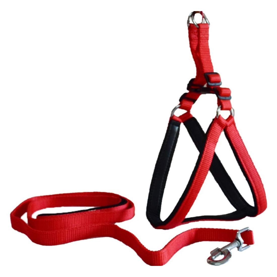PSK Soft Padded Body Set-Leash & Harness- 1 Inch - Red (B07VB4LZCT) Amazon Price History, Amazon Price Tracker