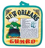 New Orleans Gumbo Recipe Souvenir Pot Holder