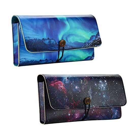 Lizimandu Nintendo Switch Tragetasche, Hartschalen-Schutzhülle, tragbare Reisetasche mit 10 Kartenfächern und Innentasche für Nintendo Switch Konsole Joy-Con & Zubehör, Natürliche Landschaft