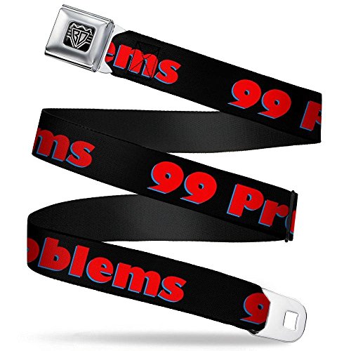 Cinturón de seguridad Buckle-Down unisex para adultos con diseño original de 99 Problems
