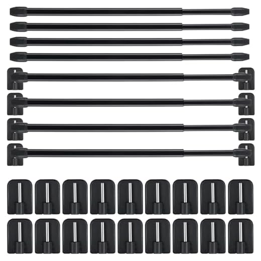 Adjustable Plastic Curtain Rods