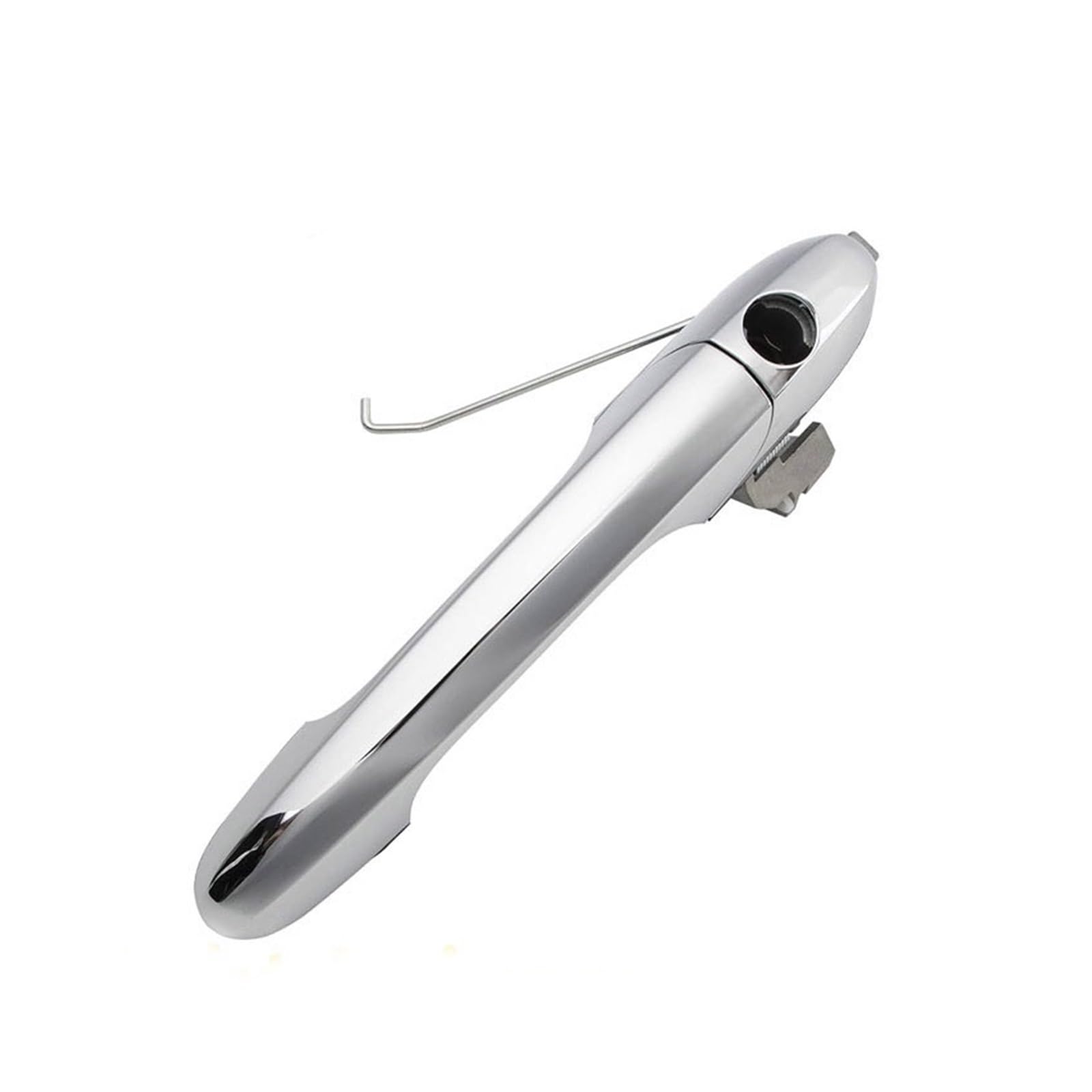 Trxjjvm for Fiat for 500 for 500C 2007-2018 Left/Right Hand Drive Exterior Door Handle Chrome 68069943AC 735485872 car Exterior Door Handle(RHD Driver Side)