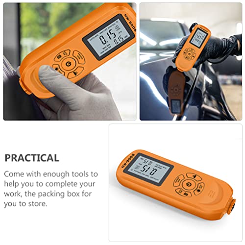 Wakauto medidor de espesor para pintura automotriz portátil miniatura 3