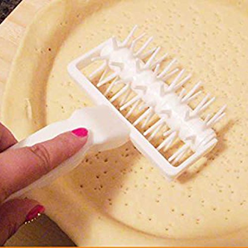 Fangfang Silicone Dough Docker,Pizza Pie Pastry Dough Docker Roller Dough Pitter Baking Tool - Thumbnail 3