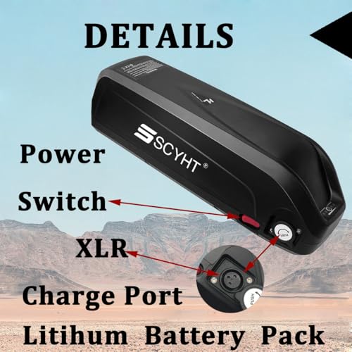 Image of Lithium Battery 48V 15Ah 17.5Ah Ebike Battery 13Ah Replacement Batteries 52V Electric Bike Batteries with Charger and 4-Pin Port for 250W - 800W Motors,S039 3 48v10.4ah xt60