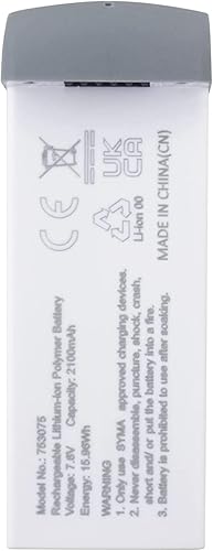 Miniatura 4 de Accesorios 2 unids 7.6 V 2100 mAh batería de litio para SYMA X650 X35 EIS estabilizador de imagen electrónico cardán nivel de entrada HD fotografía