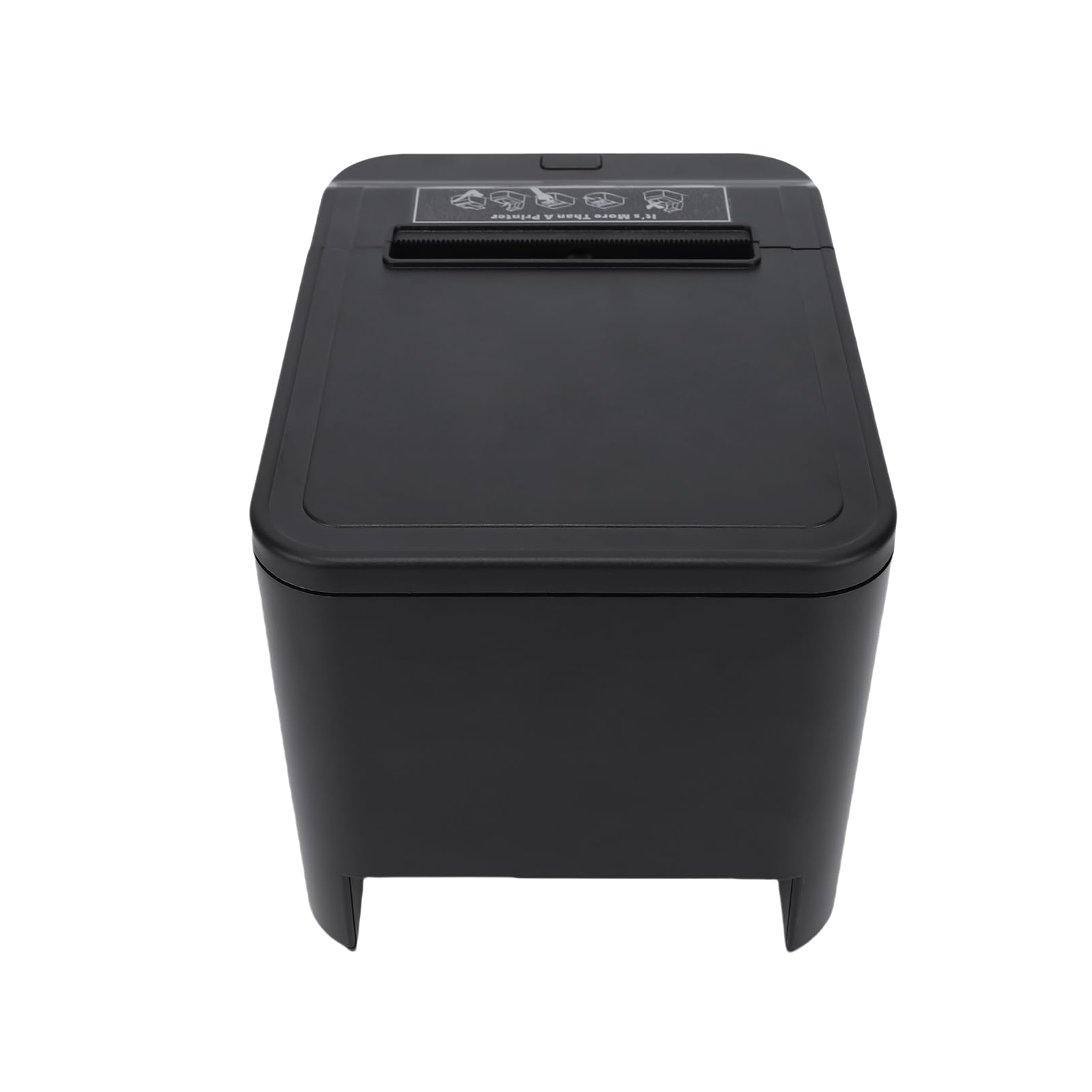 Dwukolorowa Termiczna Drukarka pokwitowań 80 Mm dla Restauracji w Supermarketach Szerokość Druku 72 Mm Port USB + LAN Connect System (Wtyczka UE)