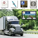 GPS Navigator for Car, Latest 2025 Map, Truck GPS 9 inch Touch Screen, Real Voice Spoken Turn-by-Turn Direction Reminding, Speed and Red Light Warning, Vehicle GPS Satellite Navigation System (Black) - Image 4