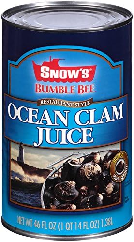 Bumble Bee Snow's Ocean Clam Juice, 46 Ounce Can (Pack of 12)