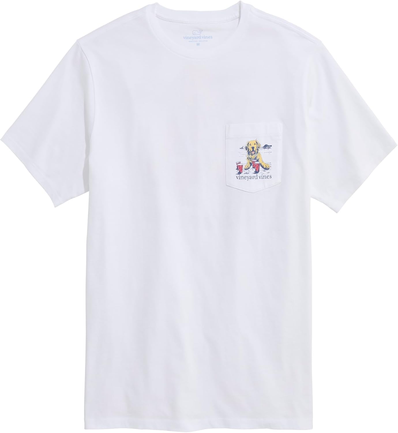 Vineyard Vines Men's Pup Cup Short-Sleeve Pocket Tee