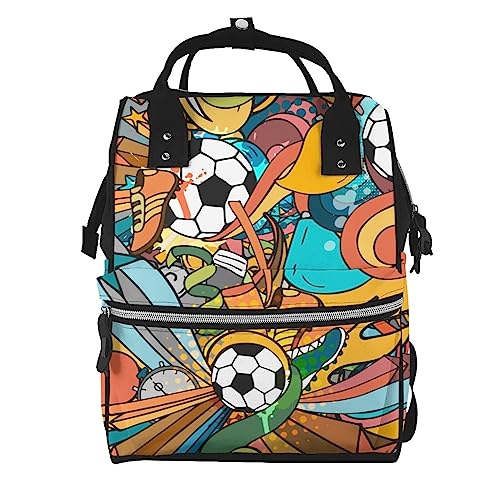 Cartables de sport football avec compartiment PC portable et voyage