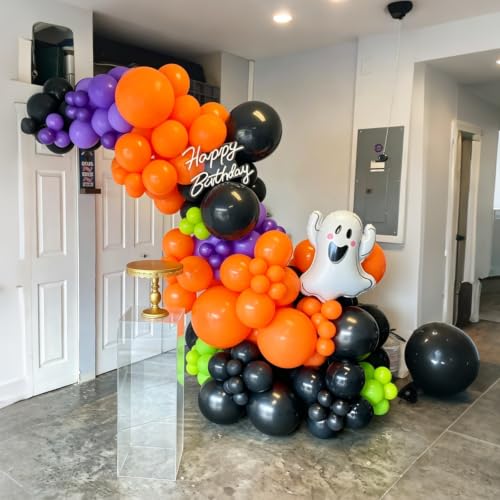 Image of YMSZ Halloween Party Balloons, 12Inch 100pcs Halloween Party Supply