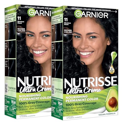 Garnier Nutrisse Ultra Crème Blackest Black Peppercorn