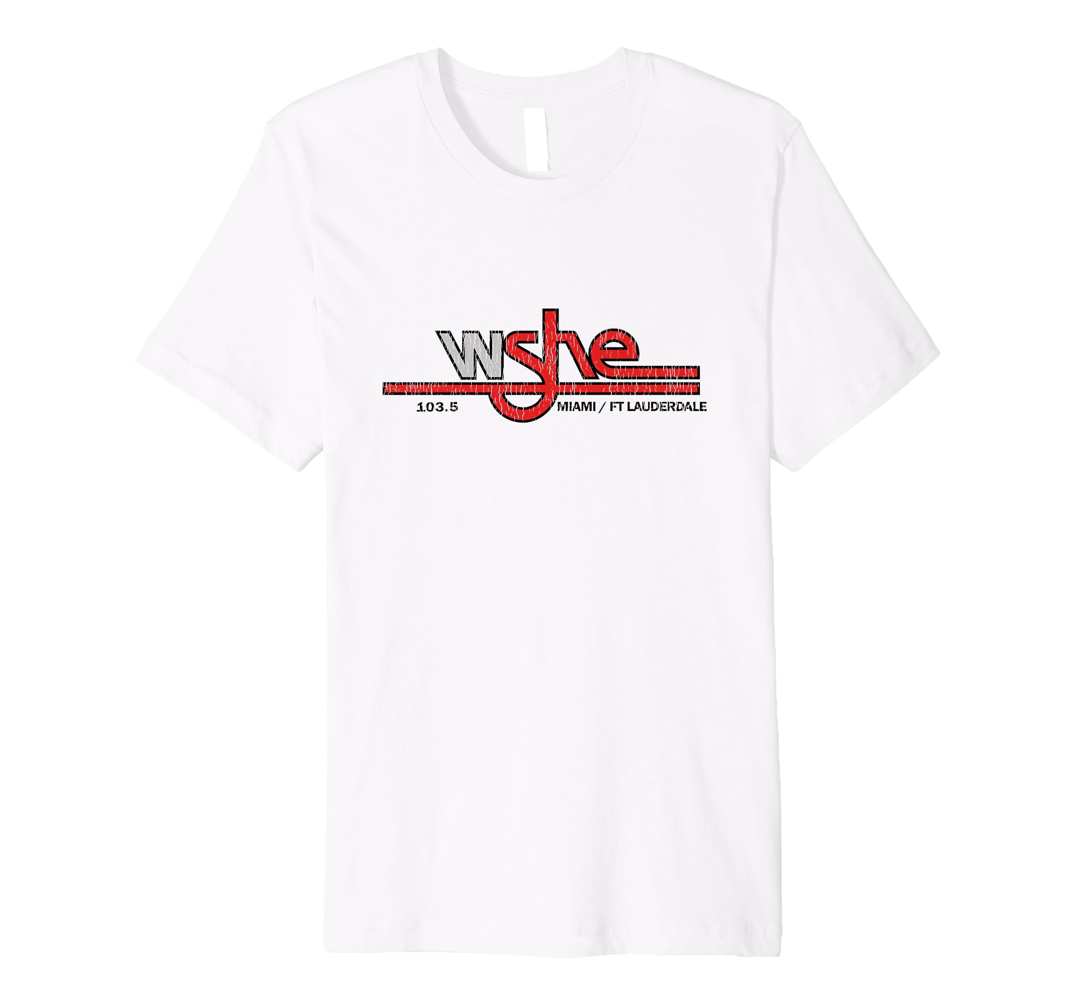 WSHE Rock Music for Rock Fan from 70s and 80s Vintage Premium T-Shirt