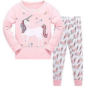 TEDD Girls Christmas Pyjamas Set Toddler Clothes Sleepwear Animal Printed Nightwear Winter Long Sleeve PJs 2 Piece…