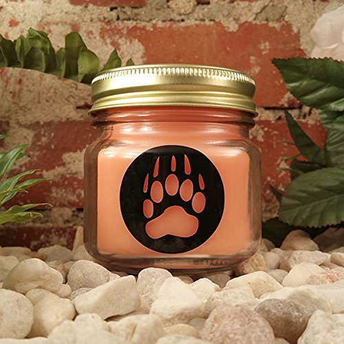 Black Bear Candle 8 oz Cinnamon Scented Jar Candle