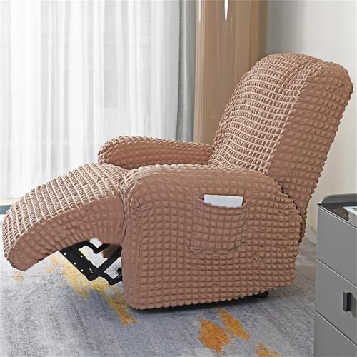 Housse de fauteuil elastique pour renover un siege abime confortablement